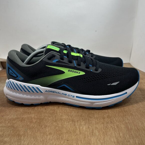 Brooks Adrenaline GTS 23 Mens Size 11.5 Black Running Walking Gym 1103911D373 - Picture 1 of 9